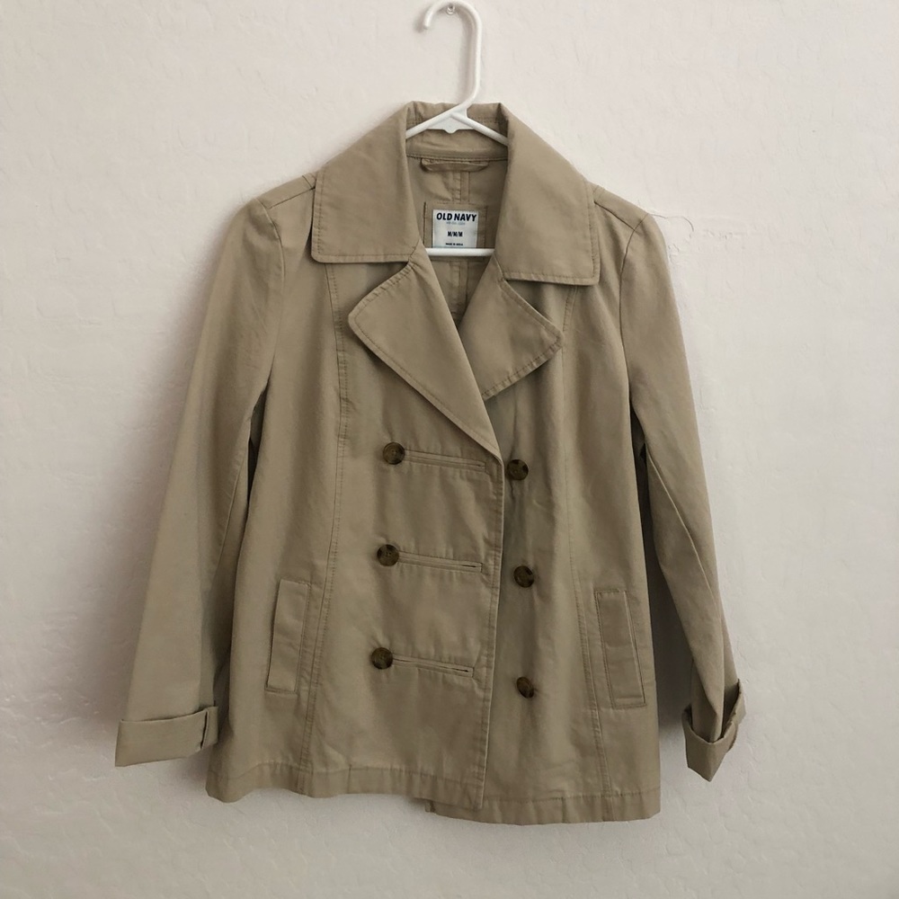 Old Navy Khaki Pea Coat